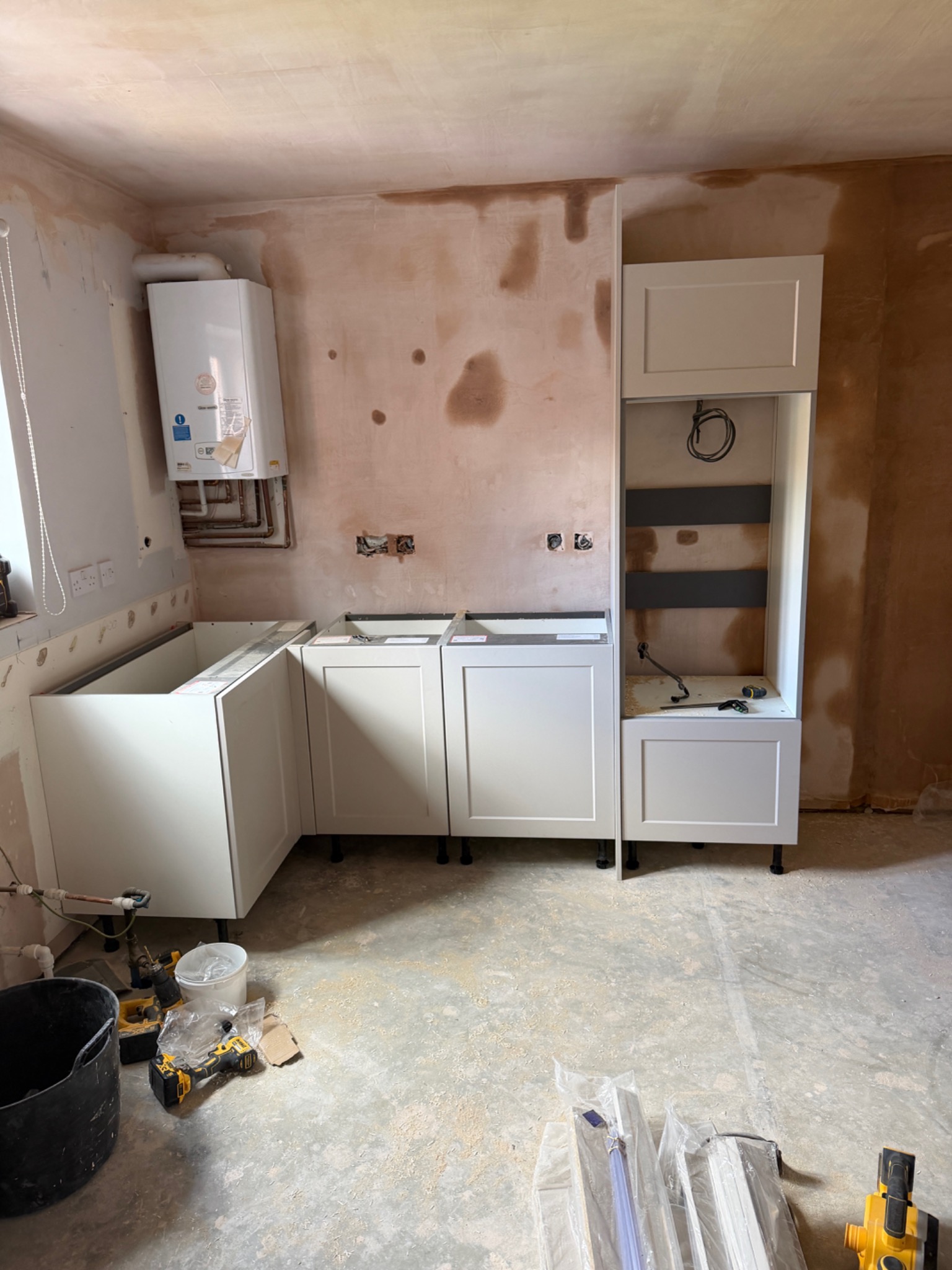 Kitchen project before installation